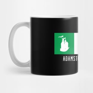 Adamstown Ireland, Gaelic - Irish Flag Mug